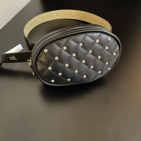 Embellished Steve Madden Pintuck Belt Bag Size Large NWT!!! - Picture 8 of 11